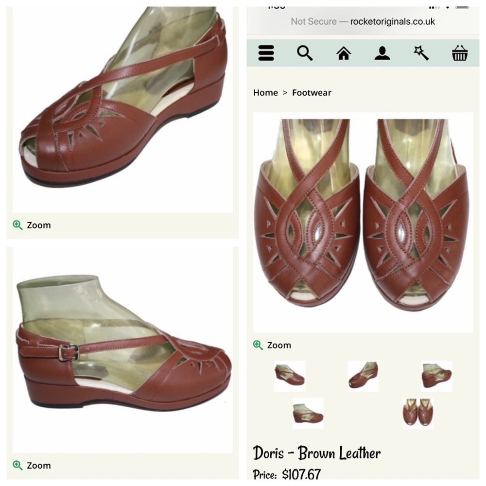 *SOLD* Rocket originals Doris shoes